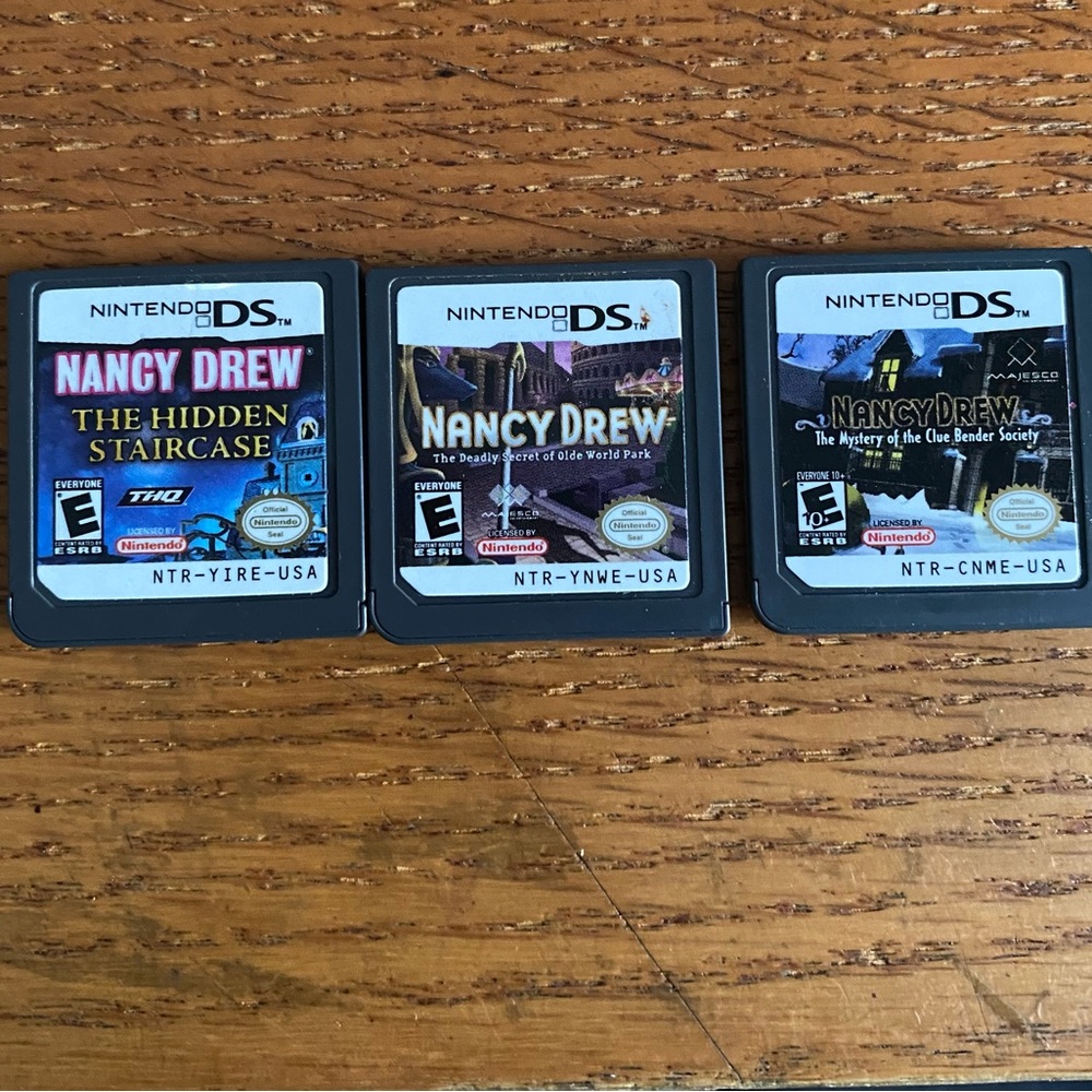 Trio Bundle Nancy Drew Nintendo DS Games